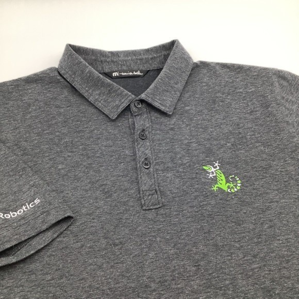 Travis Mathew Mens Short Sleeve Pima Cotton Blend Golf Polo Grey Size XXL